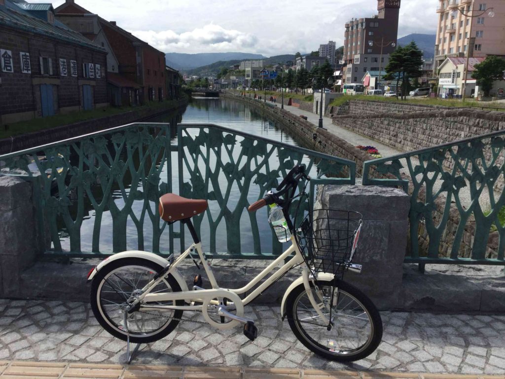 小樽のレンタル自転車を、新型車で観光しよう。 きたりん