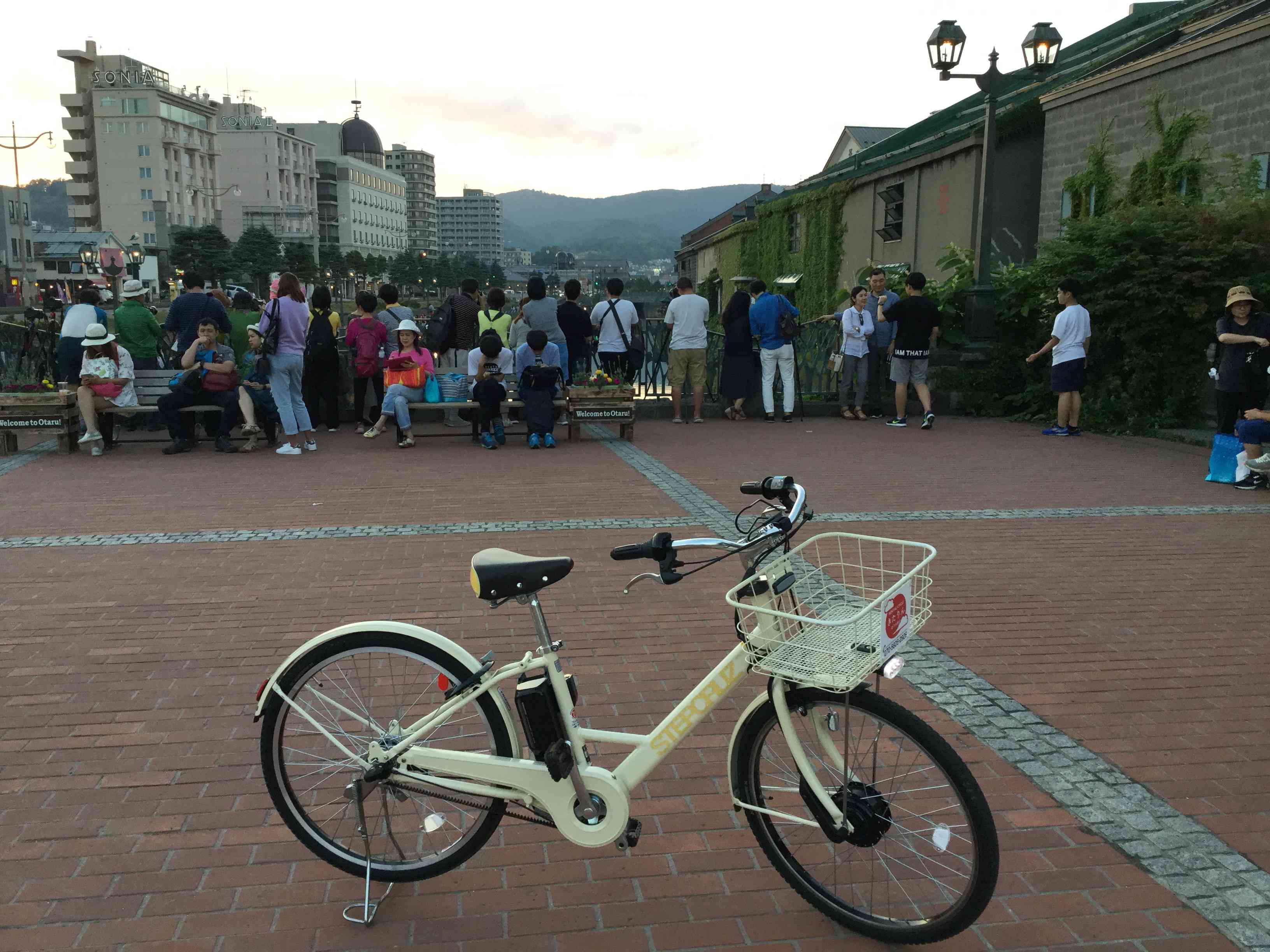 小樽の坂道を、電動アシストのレンタル自転車で楽しもう きたりん