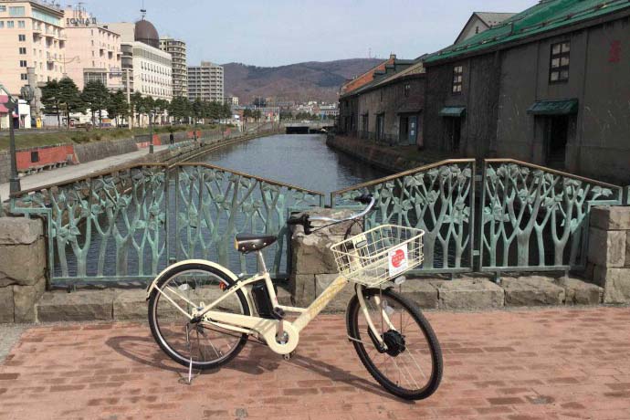 小樽駅前のレンタル自転車・貸自転車 きたりん