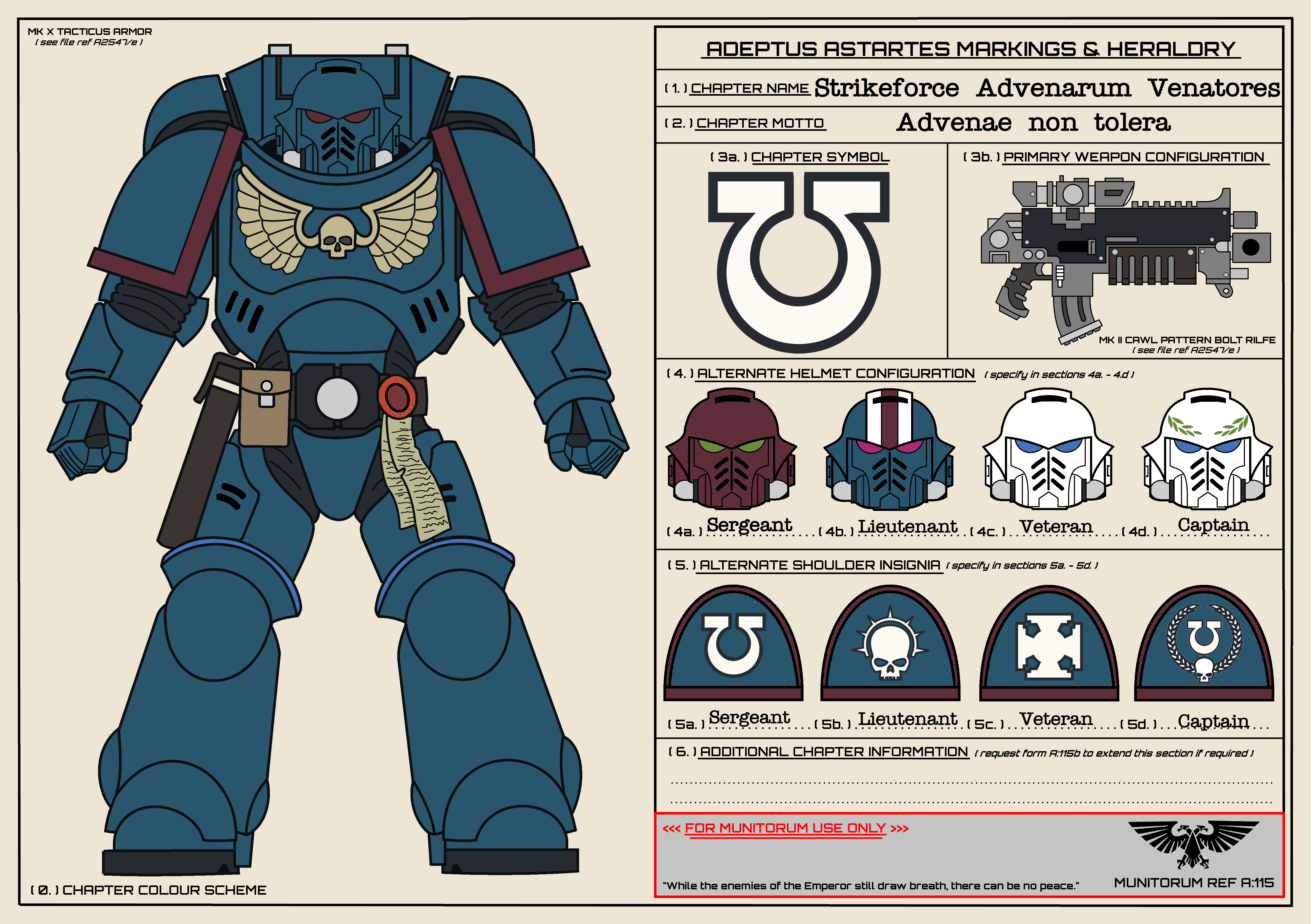 Ultramarines Paint Scheme Kitbash of Moment
