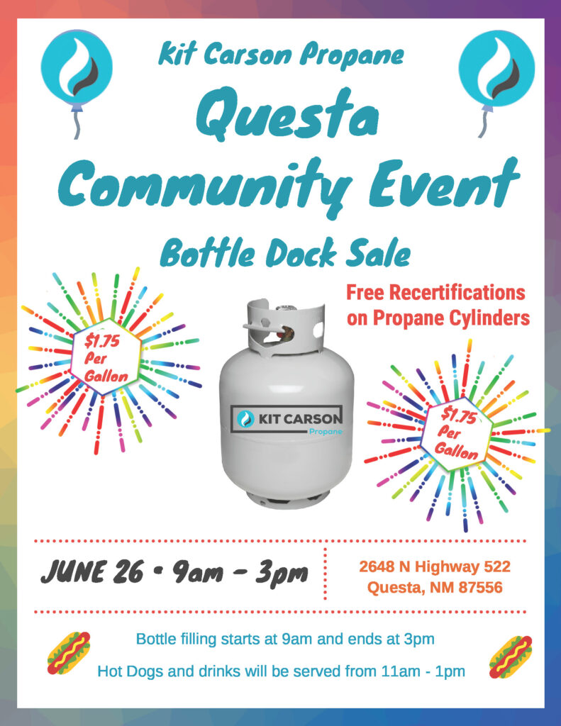 KIT CARSON PROPANE COMMUNITY EVENT QUESTA 06/26/2024 Kit Carson