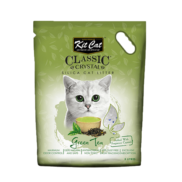 Kit Cat Classic Crystal Green Tea Cat Litter Kit Cat International