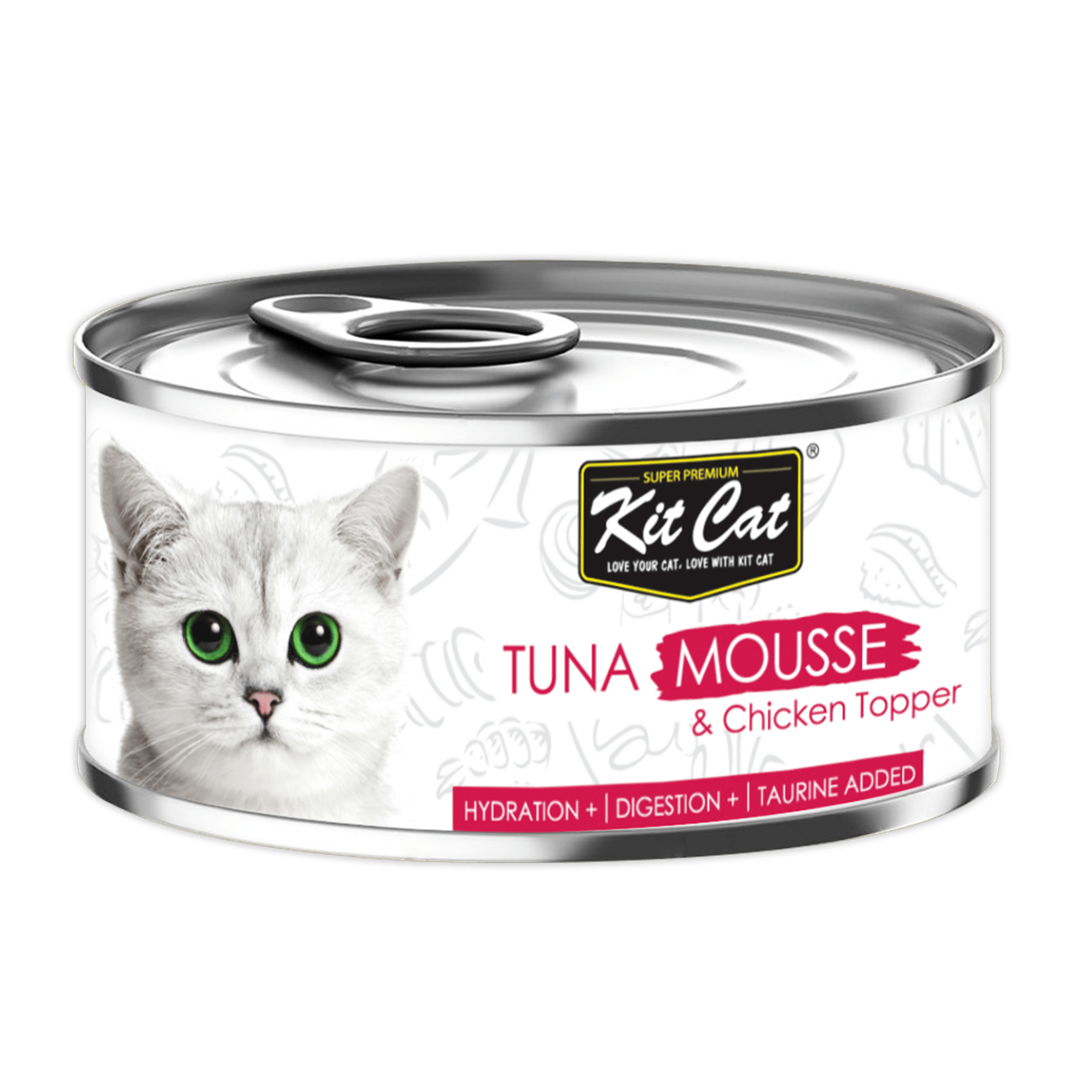 Kit Cat Tuna Mousse with Chicken Topper Kit Cat International Pte Ltd