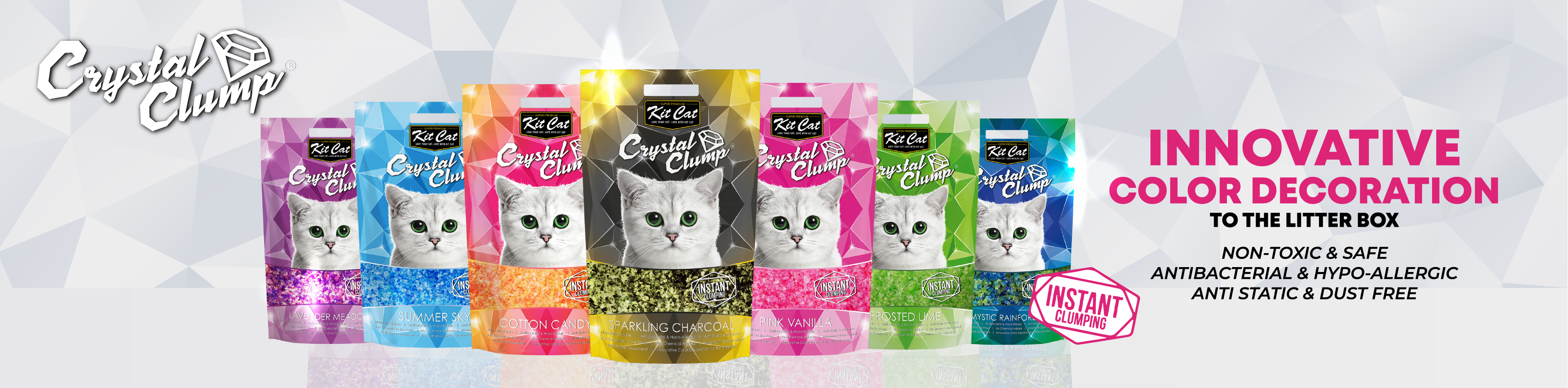 Kit Cat Crystal Clump Cat Litter Kit Cat International Pte Ltd