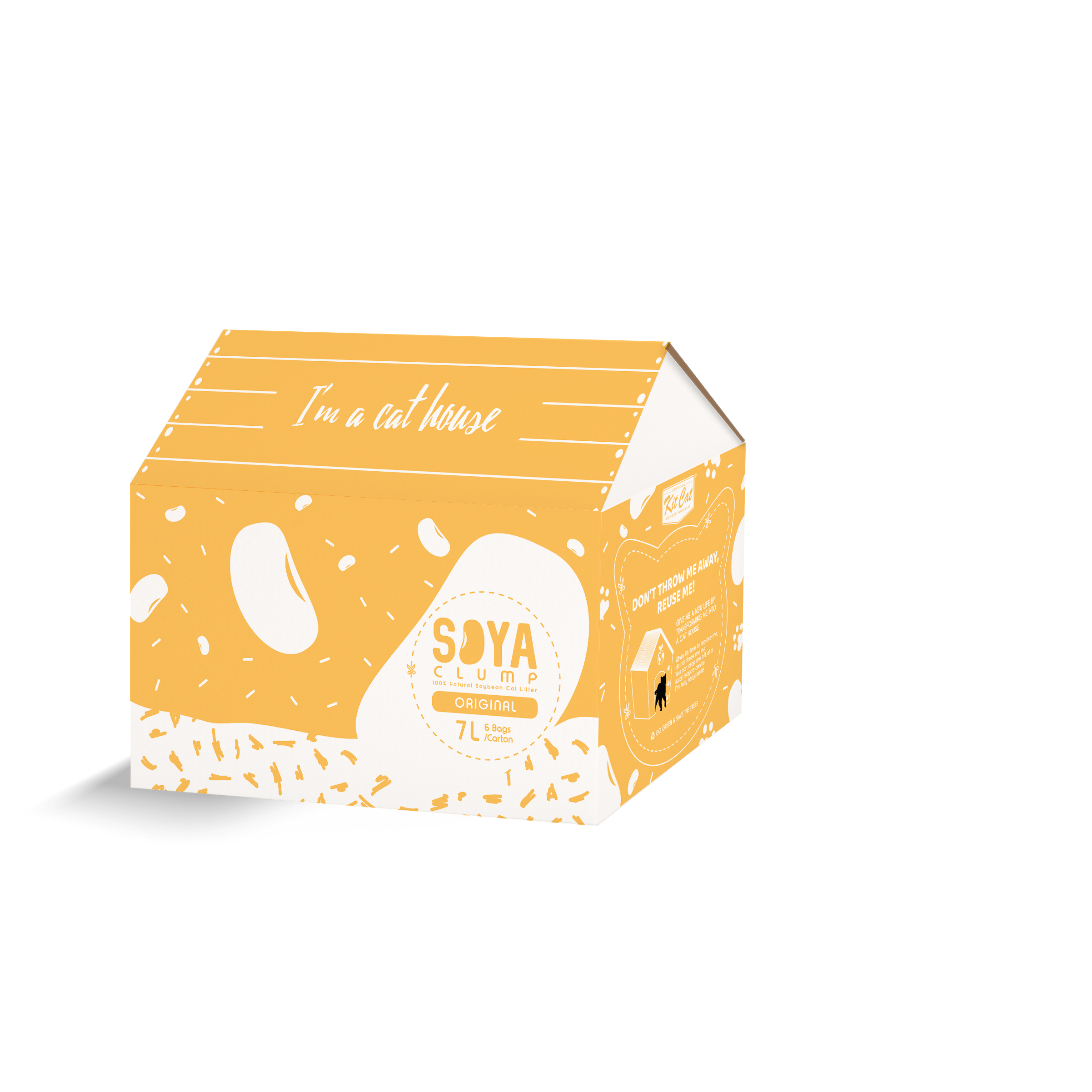 Kit Cat Soybean Litter Soya Clump Original 7L Kit Cat International