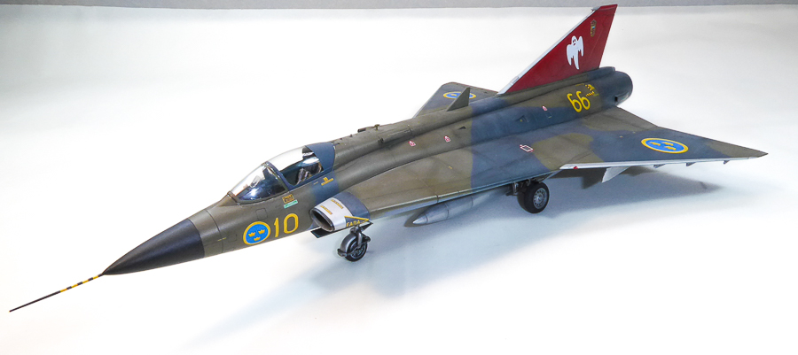 Saab J35 Draken Kitchecker Modell Journal