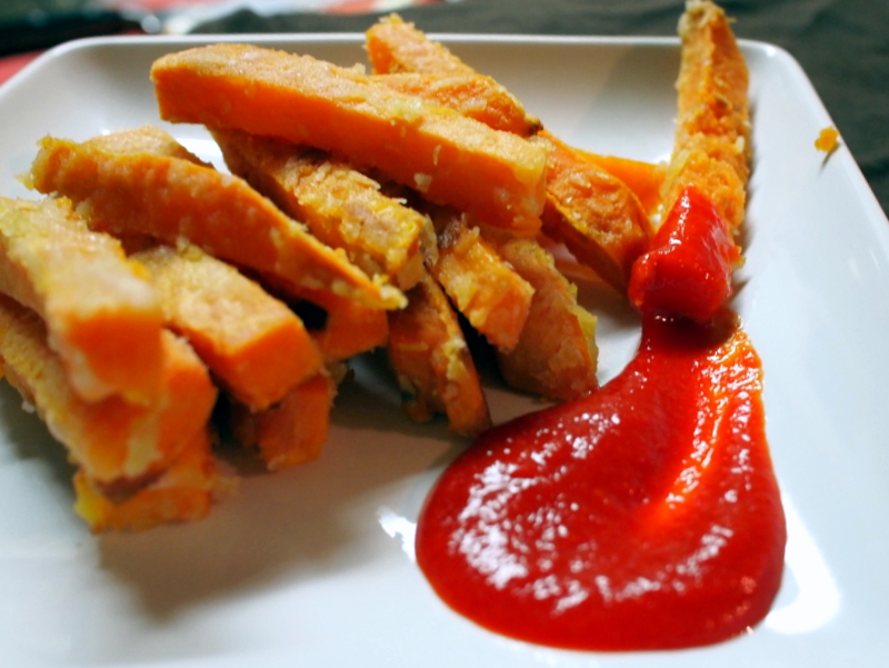 Garlic Sweet Potato Fries Coseppi Kitchen