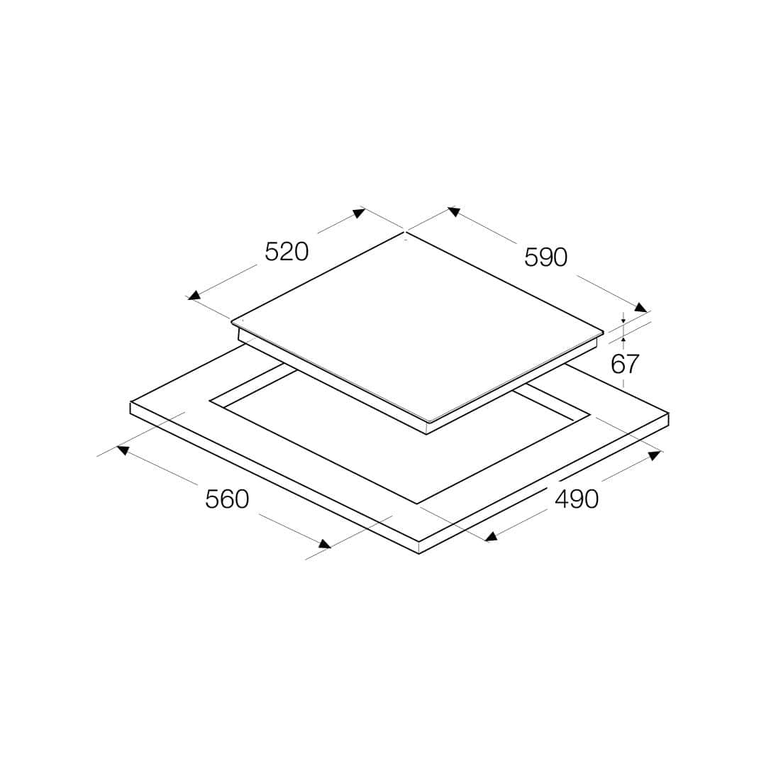 Häfele Radiant Hob HCR604A Kitchen 711