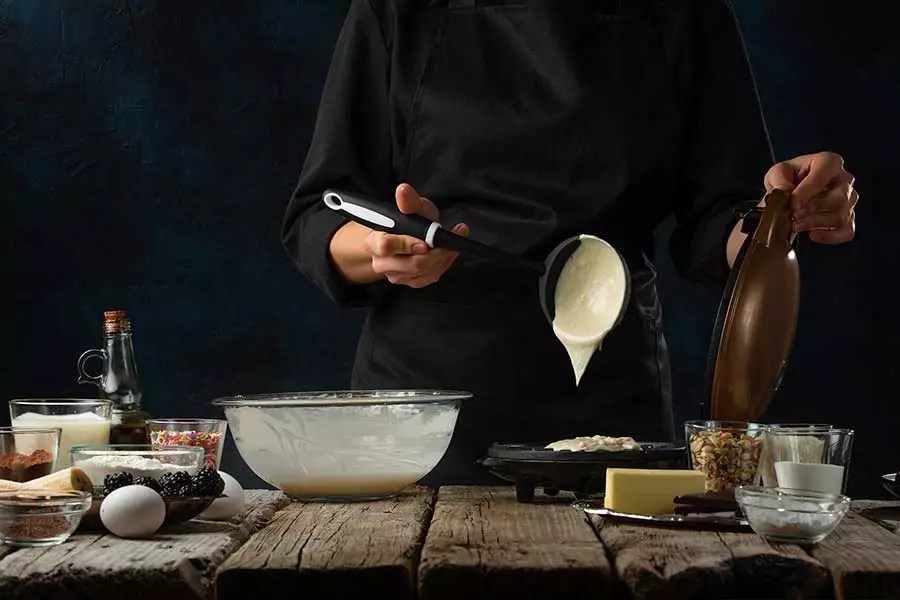 How to make fluffy waffles with pancake mix Kitchen Acorns