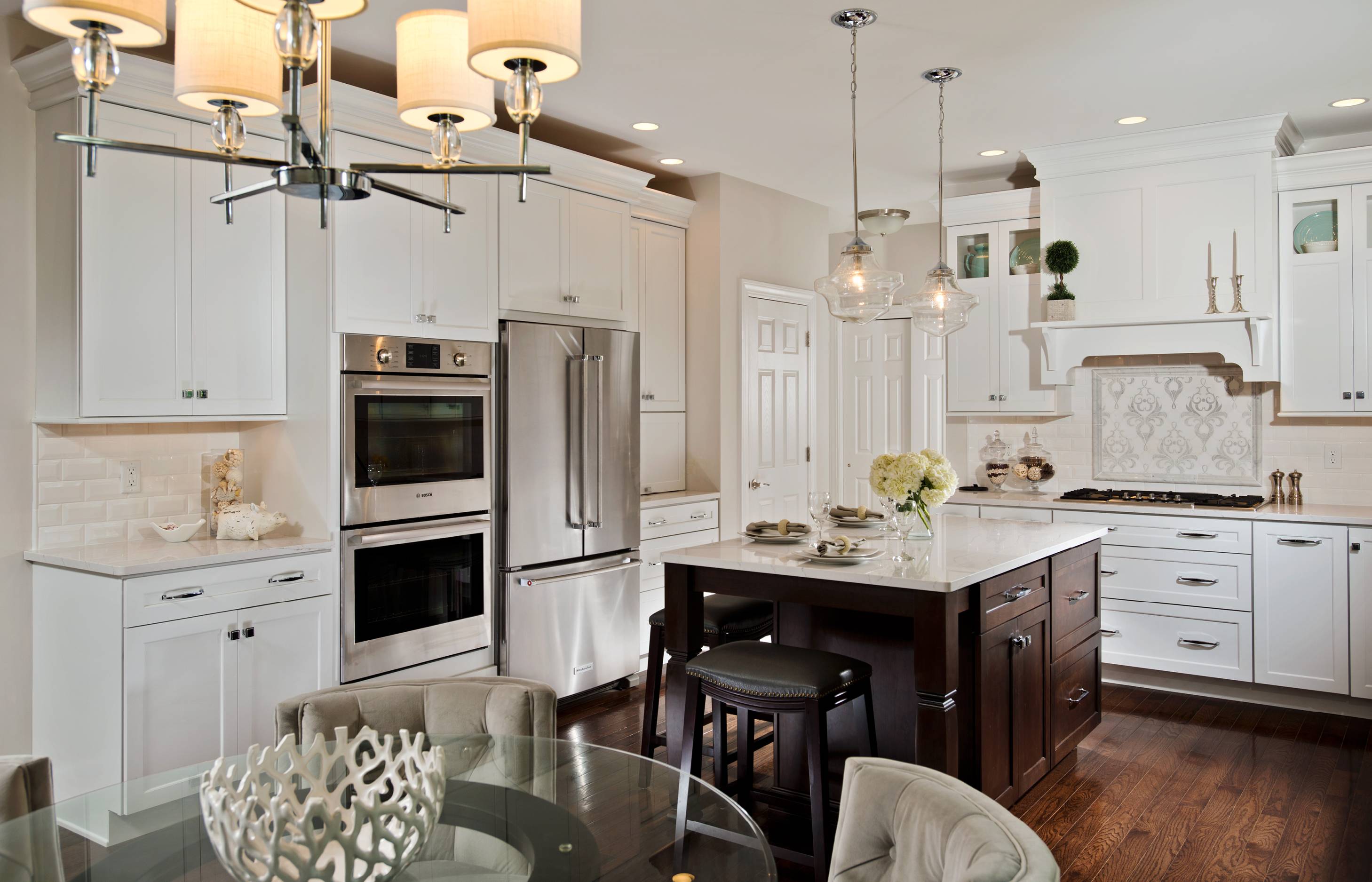 Transitional White, Clifton Park NY Kitchen and Bath World