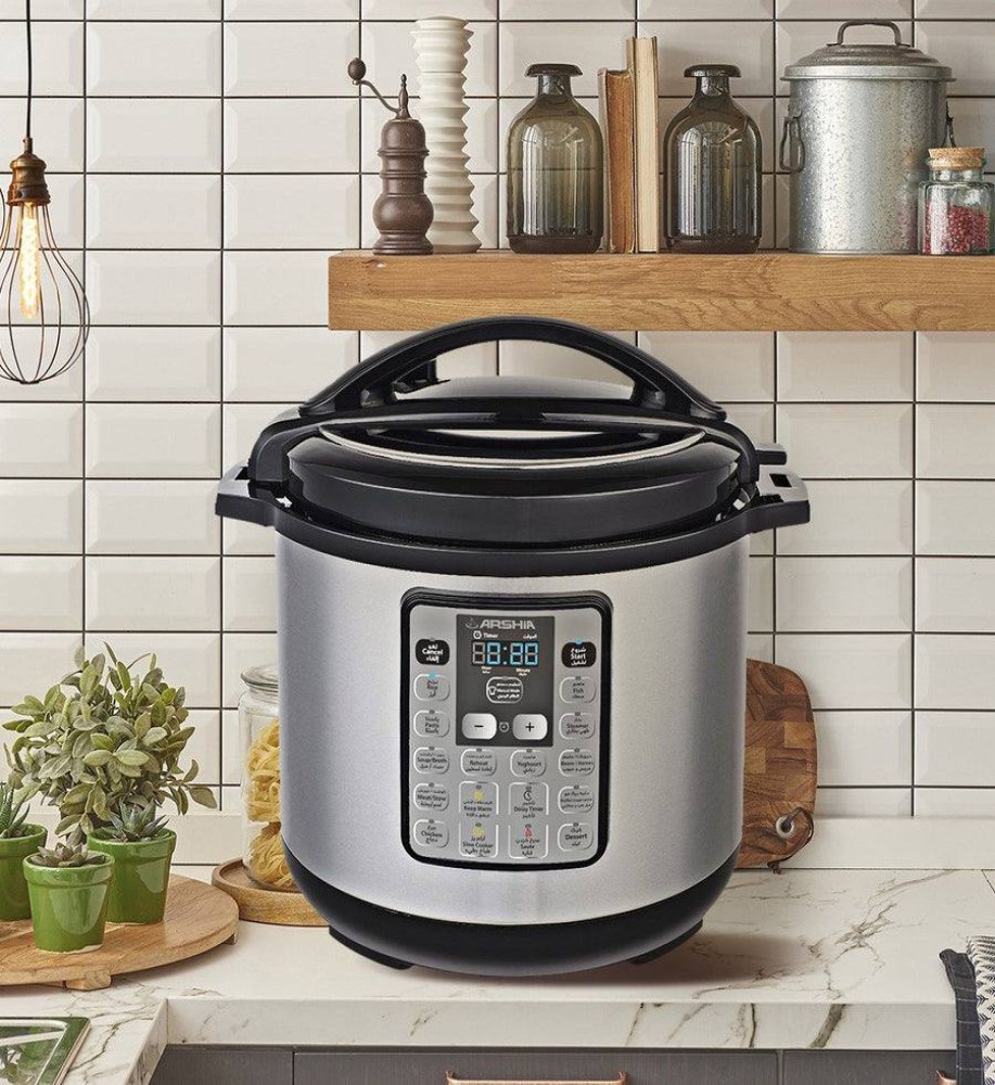 ARSHIA 6L Digital Pressure Cooker Kitchen And Beyond