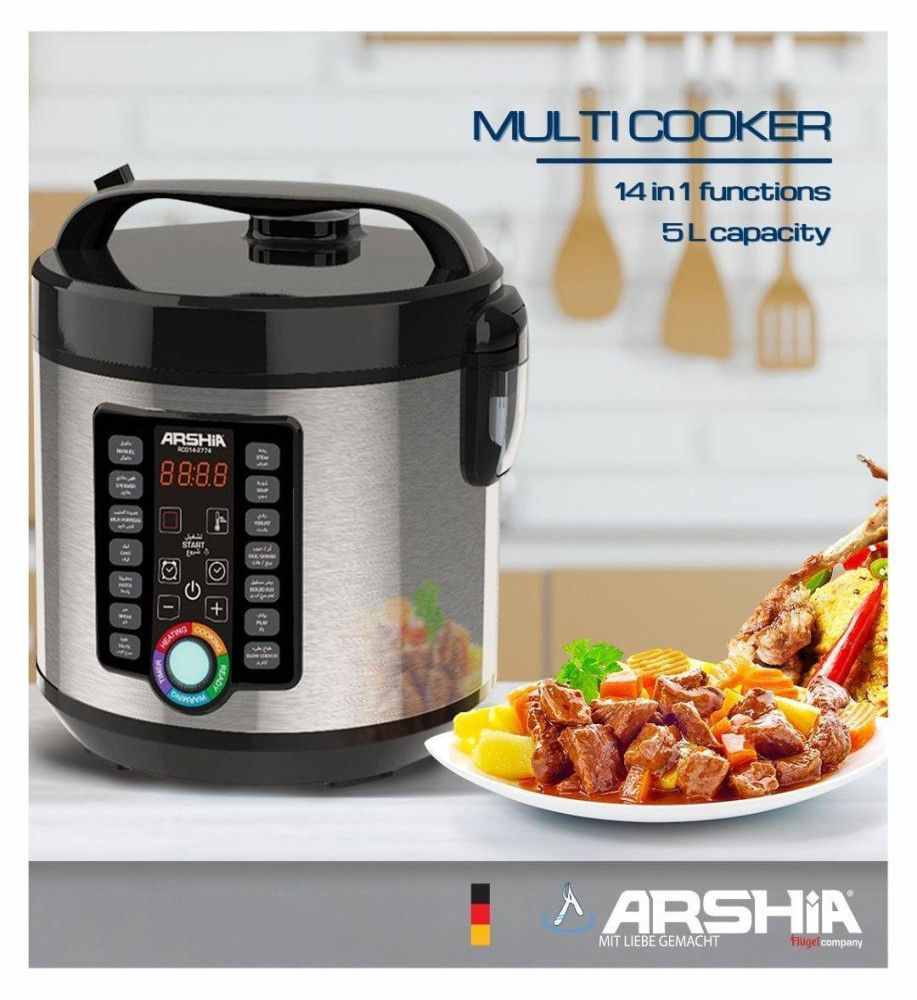 ARSHIA RC0142774 5L MULTI COOKER Kitchen And Beyond