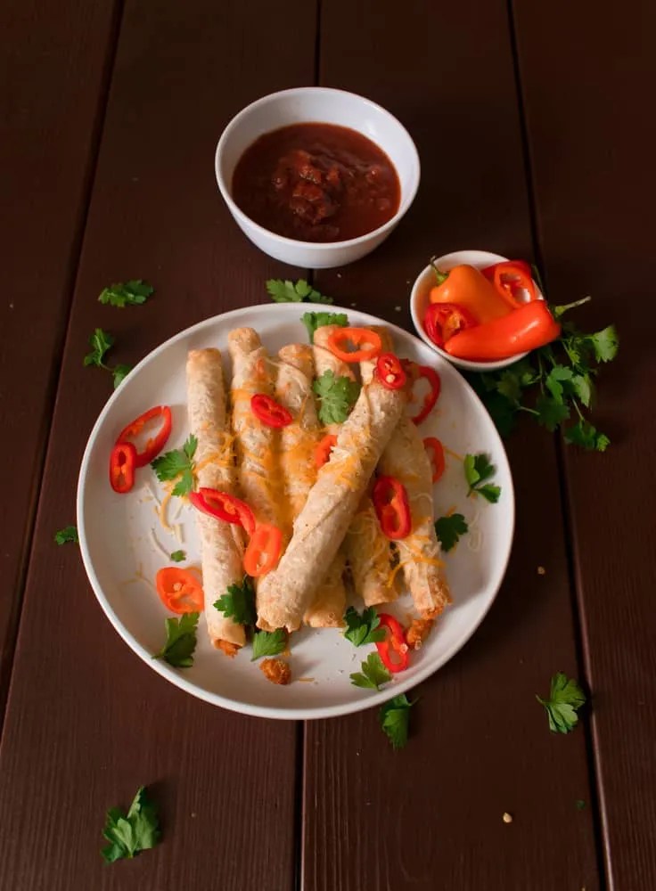 The Best Spicy Chicken Taquitos KITCHENATICS Kitchen Products