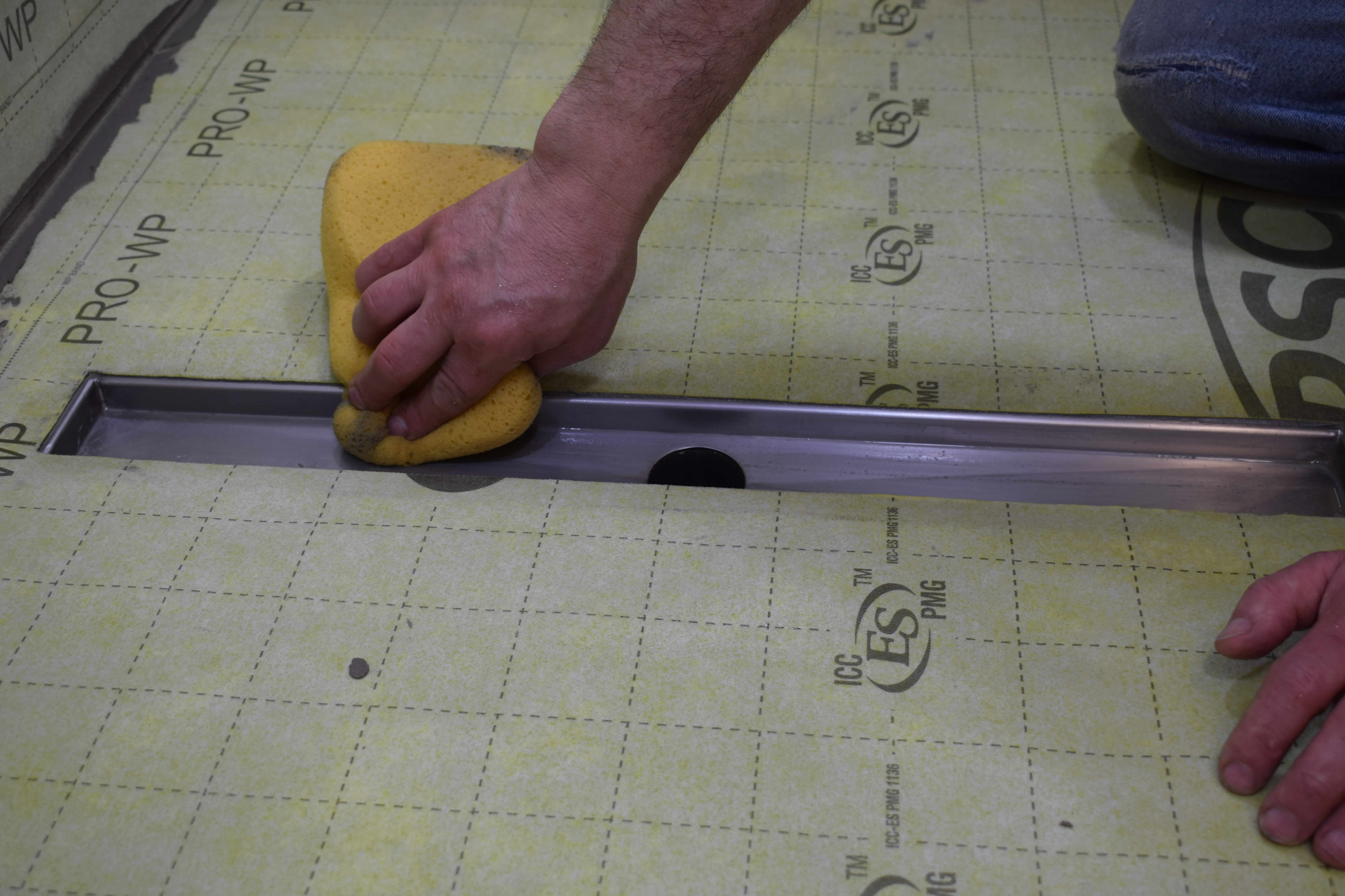 PSC Stainless Steel 26 to 48 Inch Linear Trench Drain Shower Kits