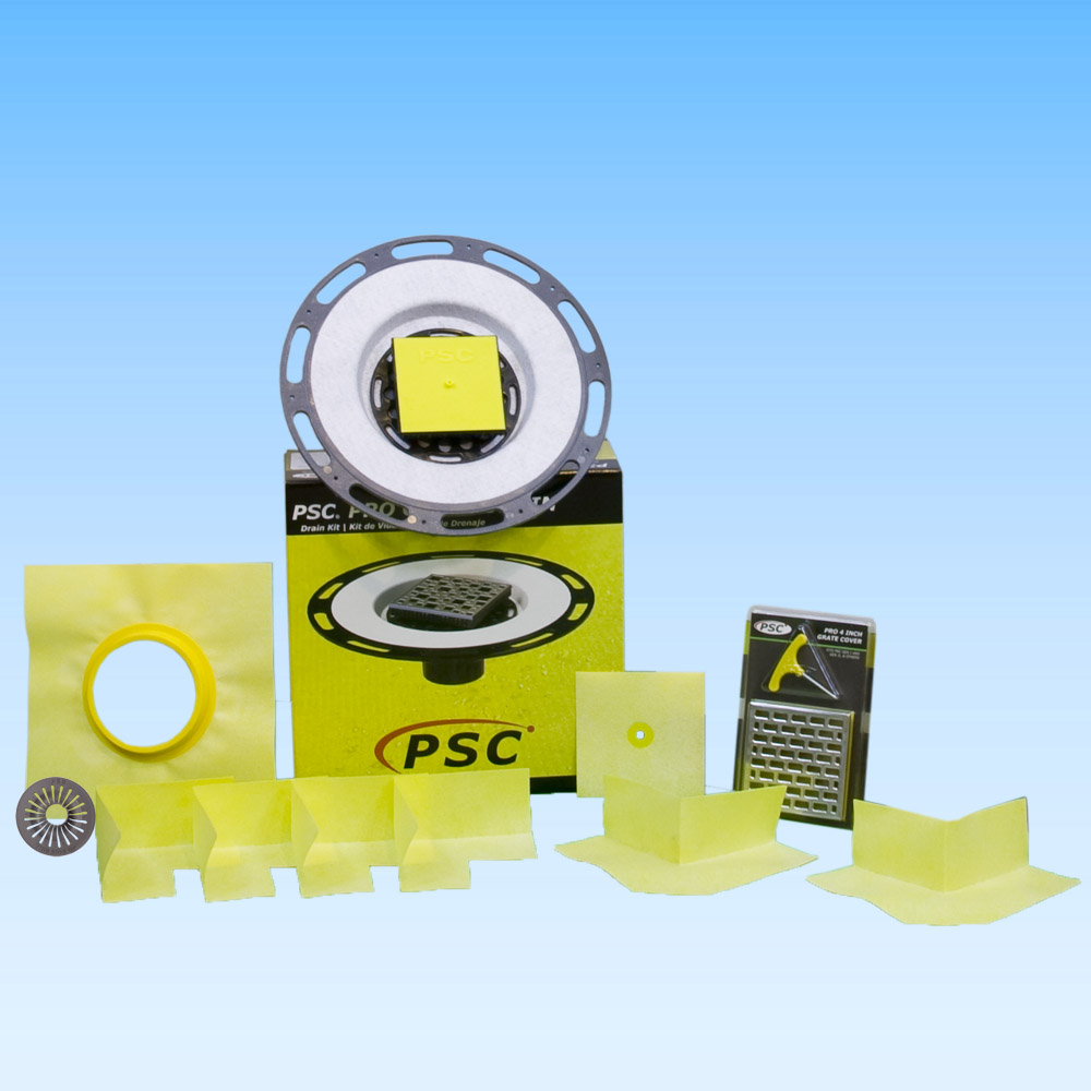 PSC Pro GEN II Tiled Shower Drain Kit Kitchen Bath Supply Center