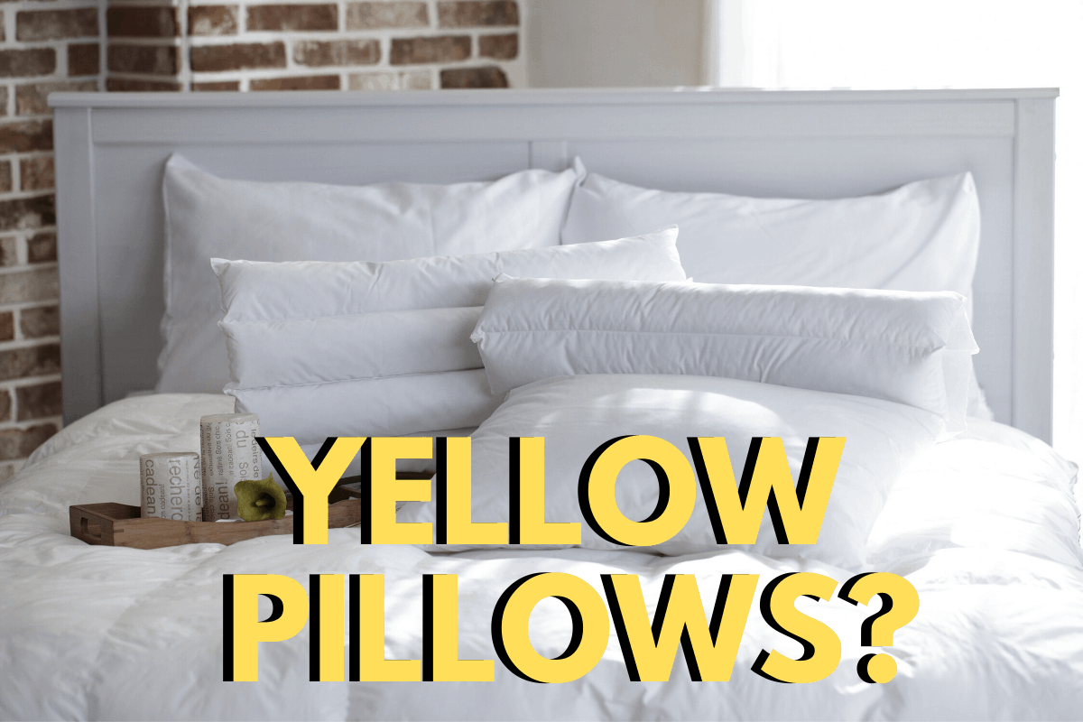 Why Pillows Turn Yellow Keep Your Pillows White Kitchen Bed & Bath