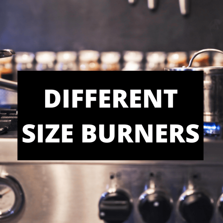 Why Do Stoves Have Different Size Burners? Kitchen Bed & Bath
