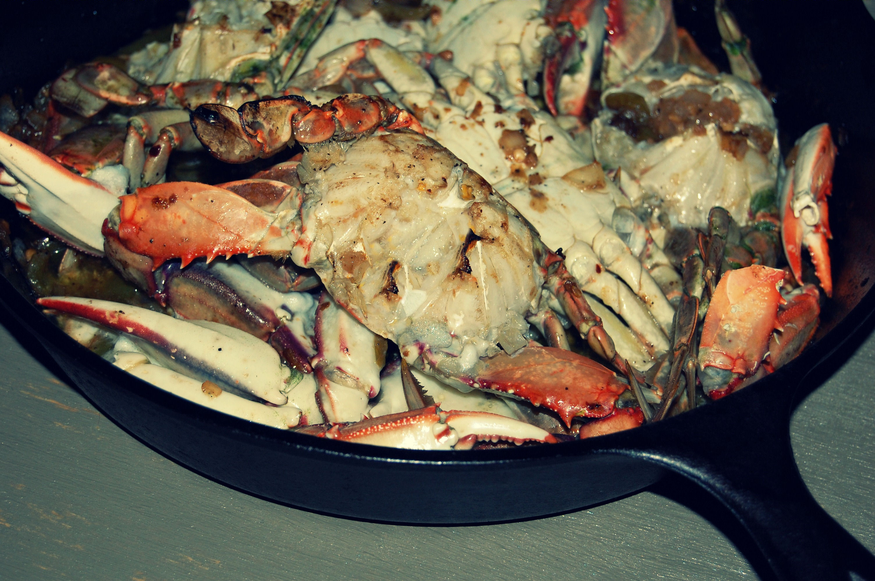 Garlic+Butter Baked Blue Crabs Instagram Week Kitchen Belleicious