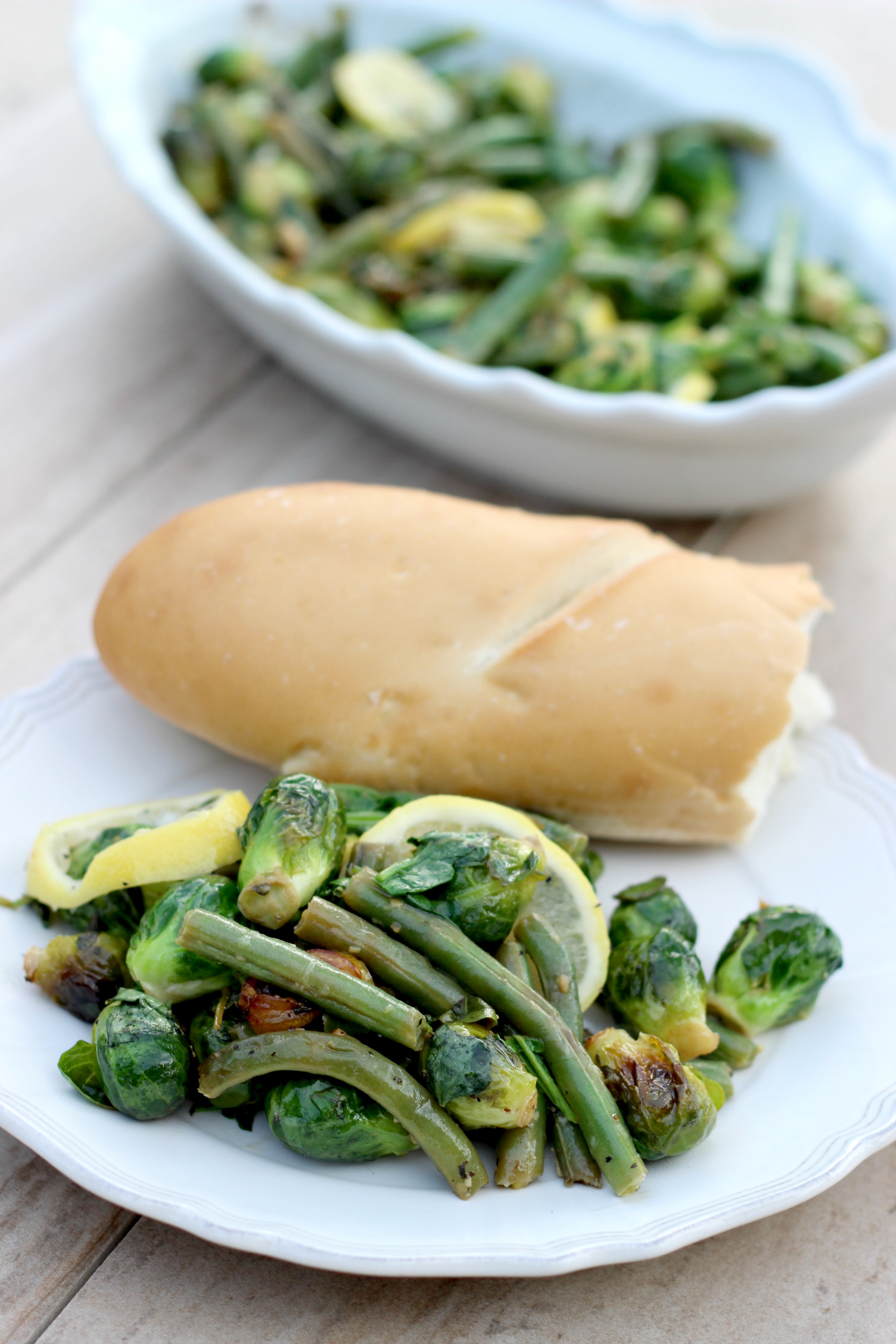 Green Powerhouse Salad with Lemon Peppercorn Dressing Kitchen Belleicious