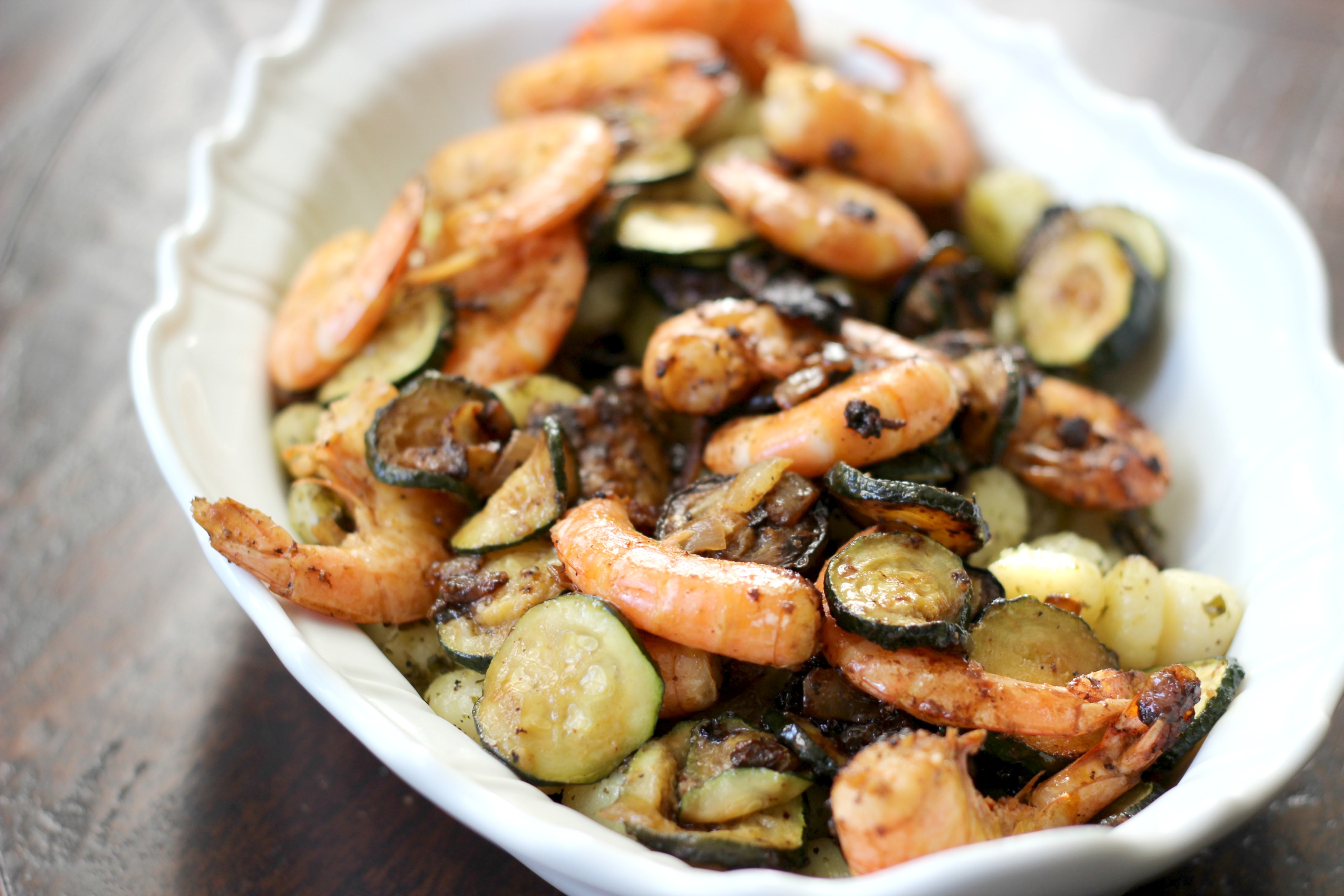 Shrimp, Zucchini and Pesto Gnocchi Kitchen Belleicious