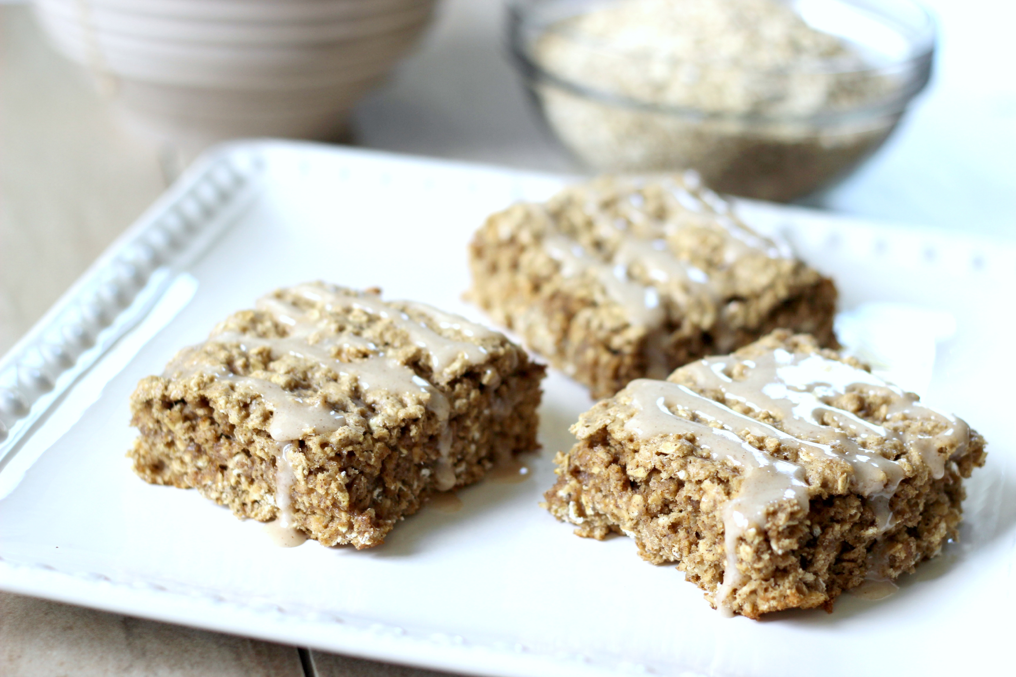 Cinnamon Brown Sugar Oatmeal Squares Kitchen Belleicious