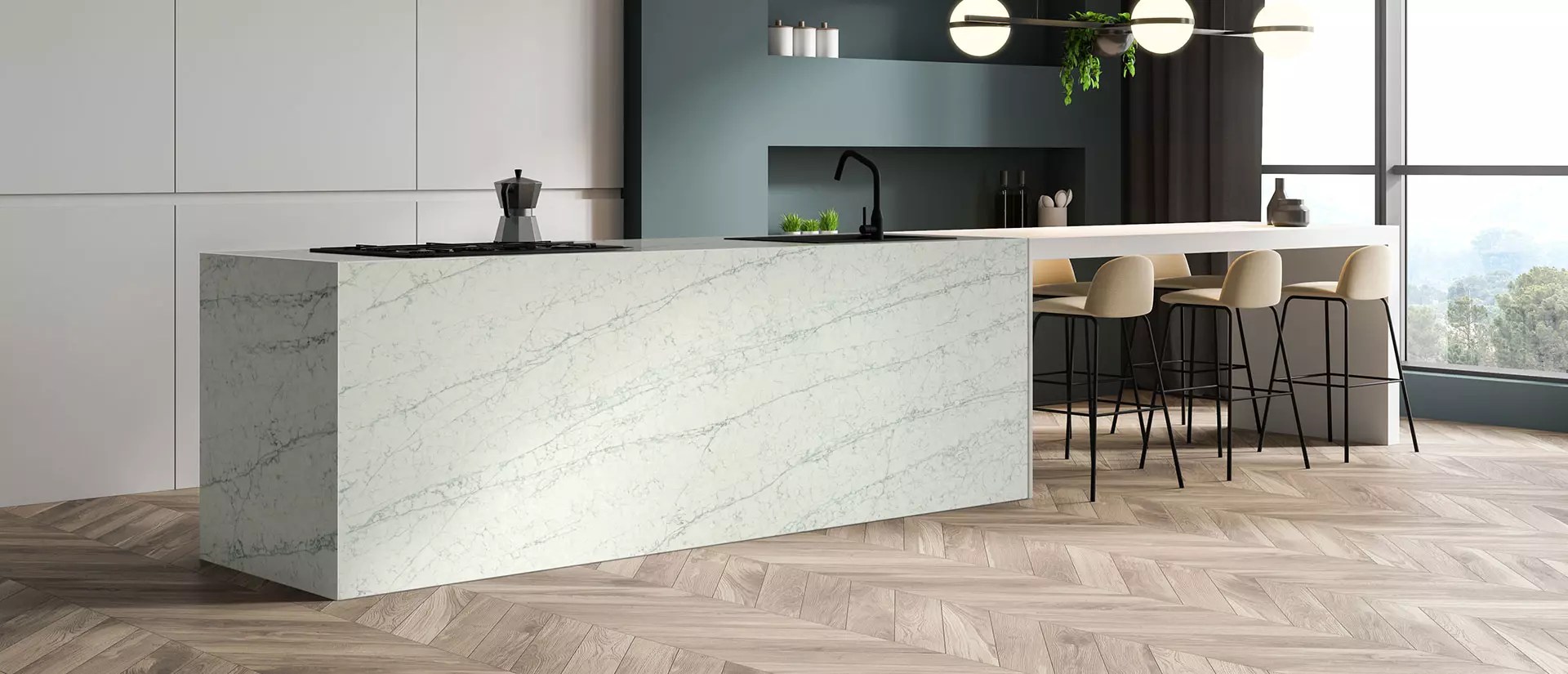 Azurmatt Quartz Kitchen & Bath Warehouse