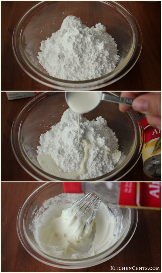 Simple almond icing Kitchen Cents