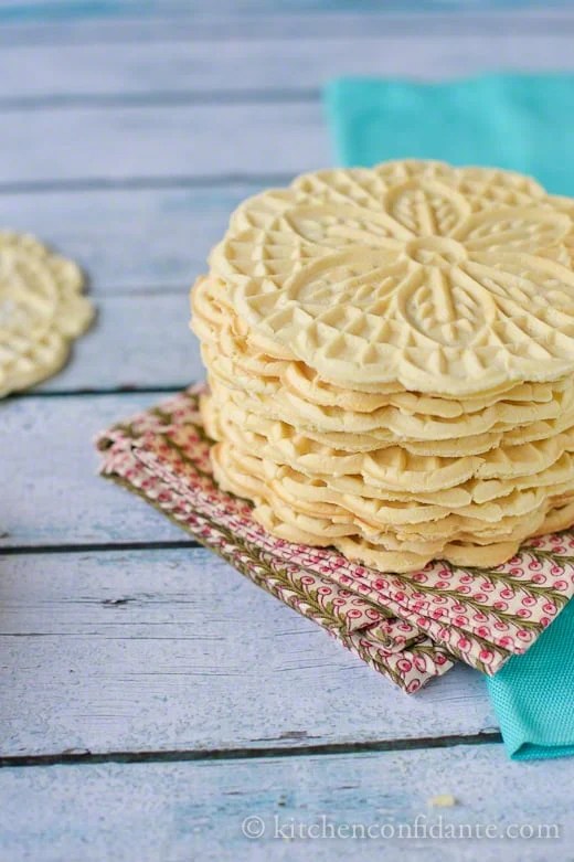 Pizzelle Italian Waffle Cookies Kitchen Confidante®