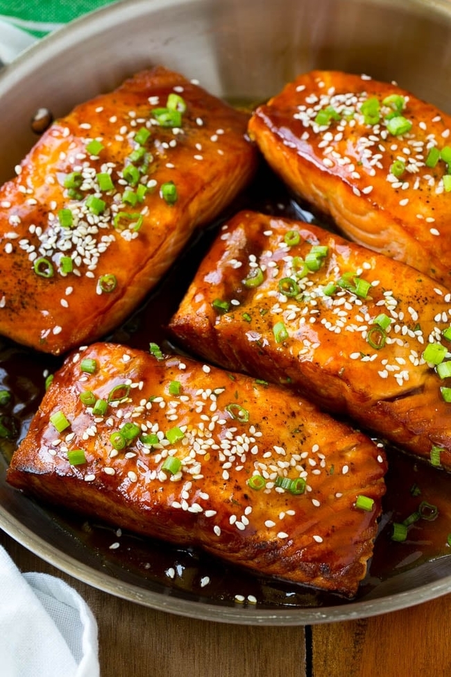Teriyaki Glazed Salmon Kitchen Cookbook