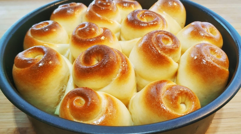 Milk Bread Honey Buns Kitchen Cookbook