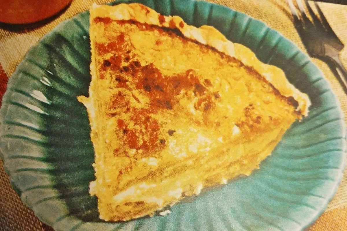 Cottage Cheese Apple Pie (1937) Kitchen Curio