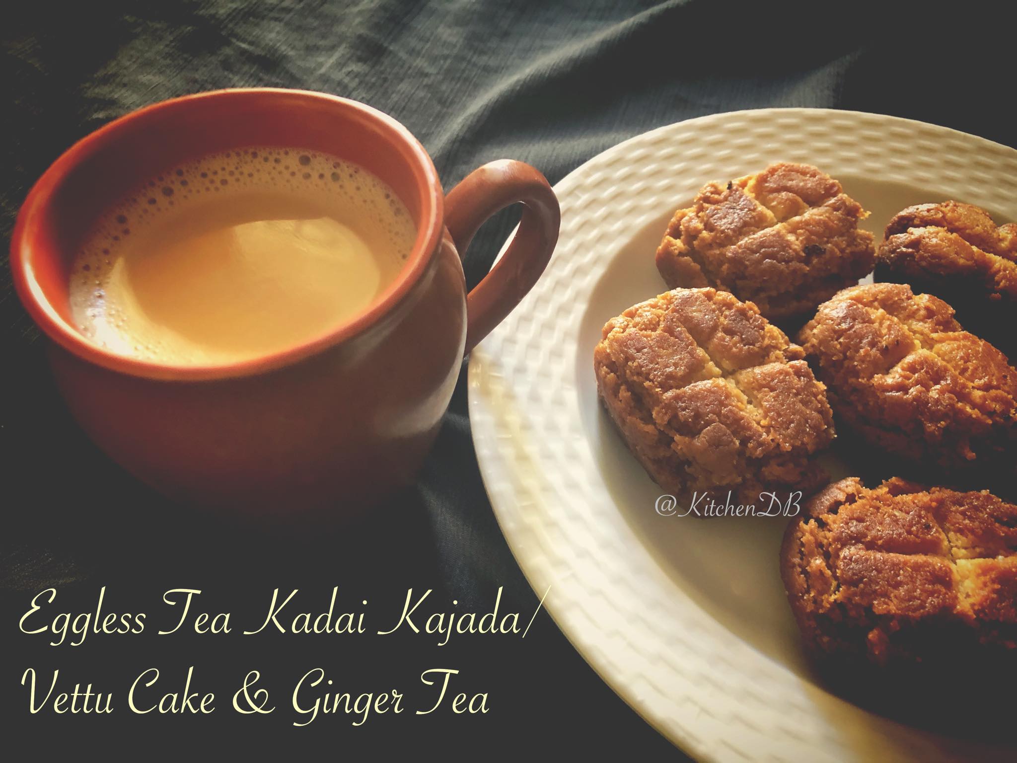 Tea Kadai Kajada / Vettu Cake (Eggless) KitchenDB My Passion for