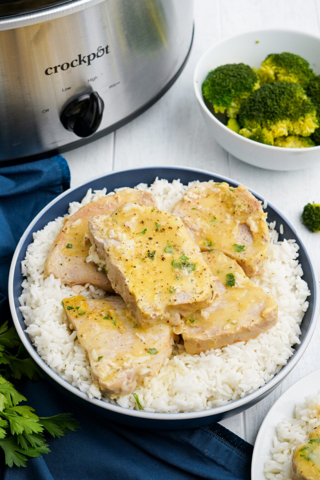 Slow Cooker Garlic Ranch Pork Chops Kitchen Divas
