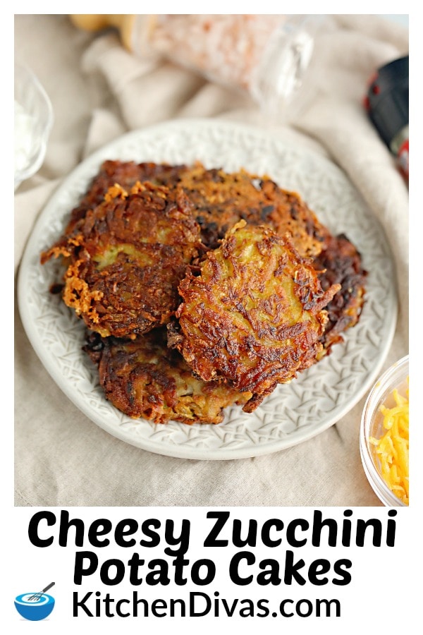 Cheesy Zucchini Potato Pancakes Kitchen Divas