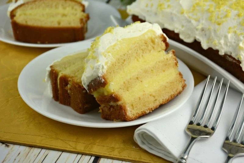 Easy Lemon Layered Pound Cake Kitchen Divas