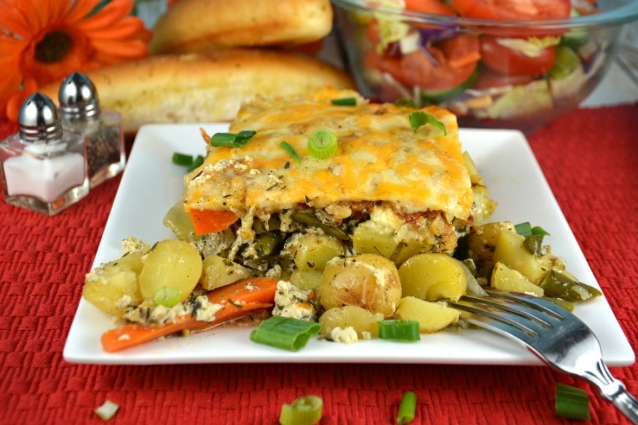 Potato, Carrot, Green Bean Casserole Kitchen Divas