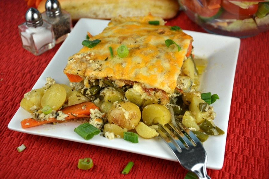 Potato, Carrot, Green Bean Casserole Kitchen Divas