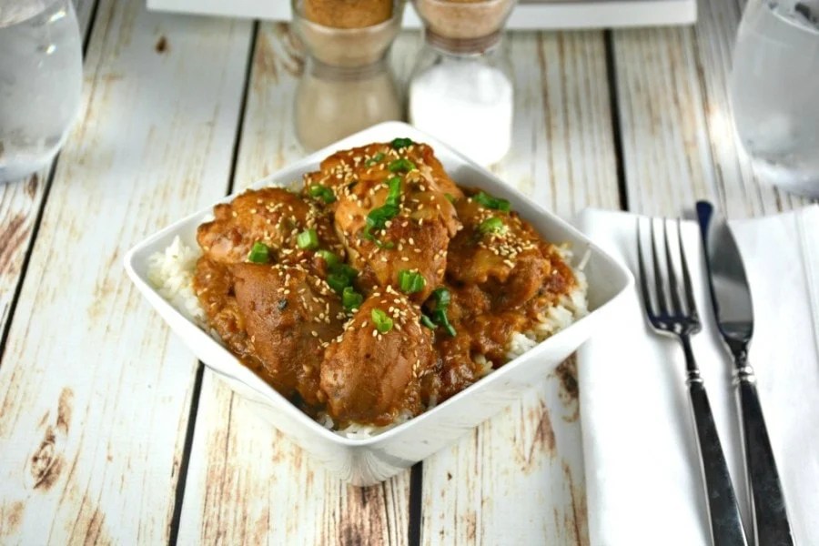 Slow Cooker Thai Chicken Thighs Kitchen Divas