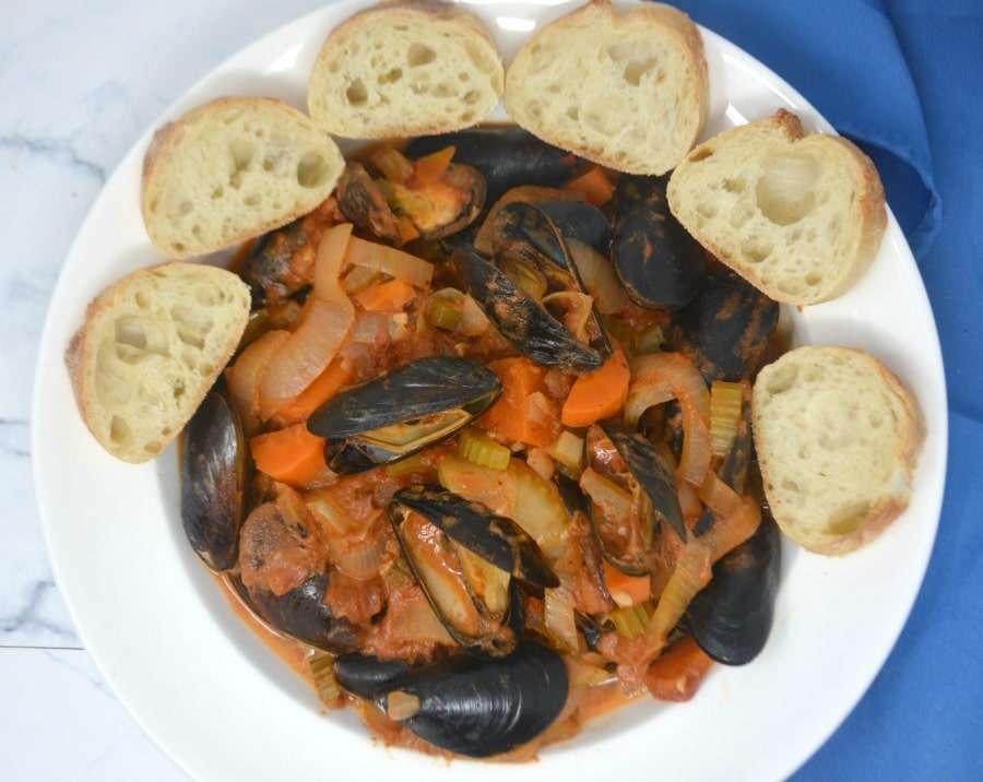 Slow Cooker Creamy Tomato Mussels Kitchen Divas
