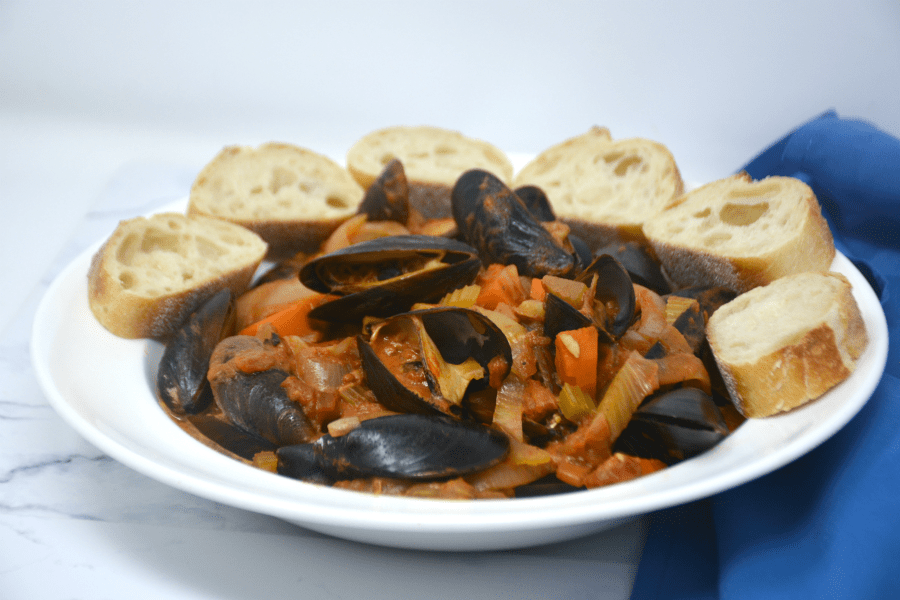 Slow Cooker Creamy Tomato Mussels Kitchen Divas