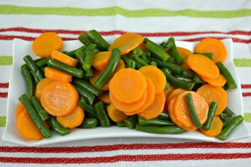 Glazed Green Beans and Carrots Kitchen Divas