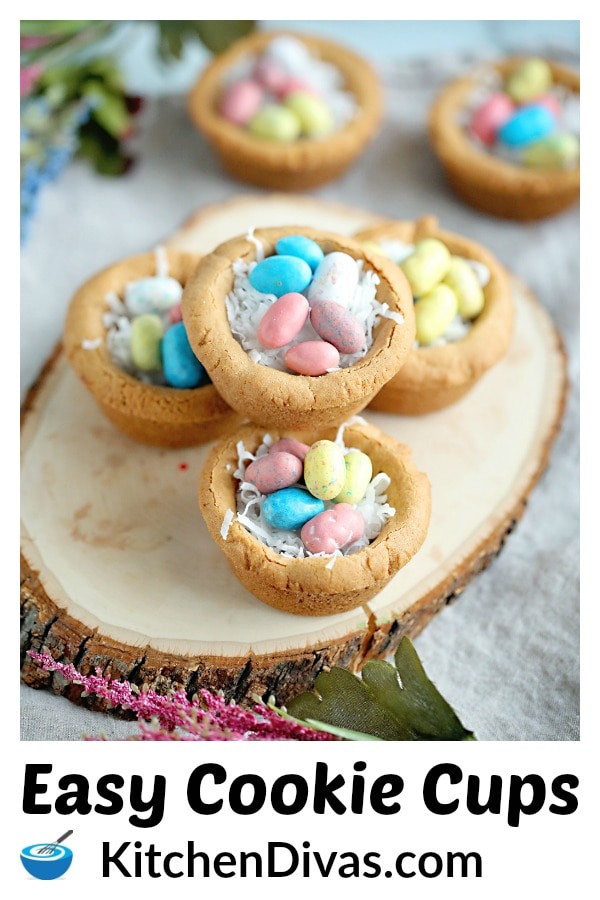 Easy Cookie Cups The Perfect Easter Treat Kitchen Divas