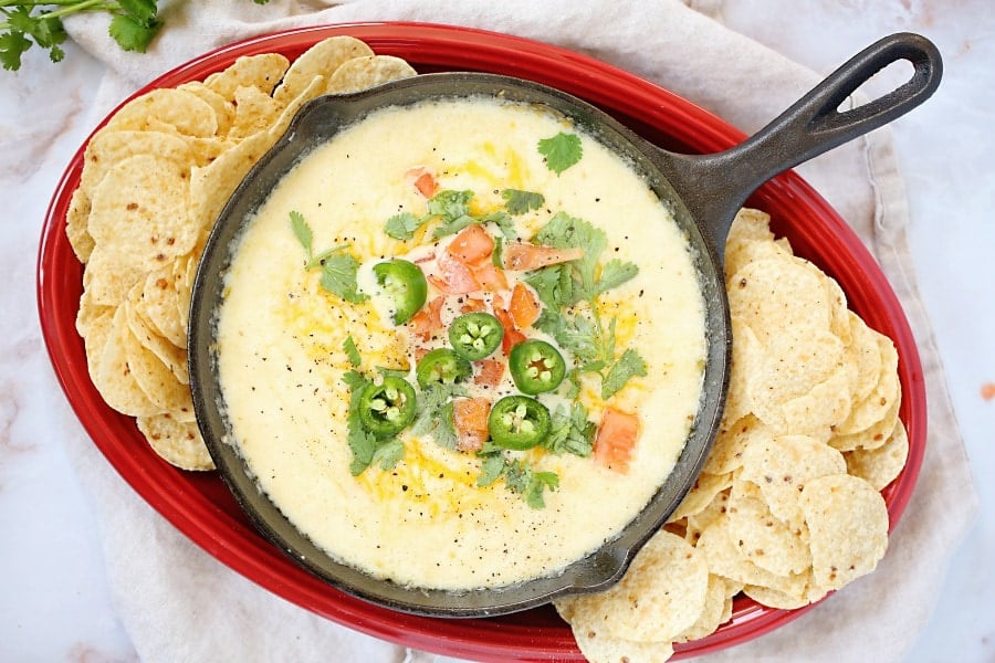 Homemade Queso Dip So Tasty and Easy Kitchen Divas