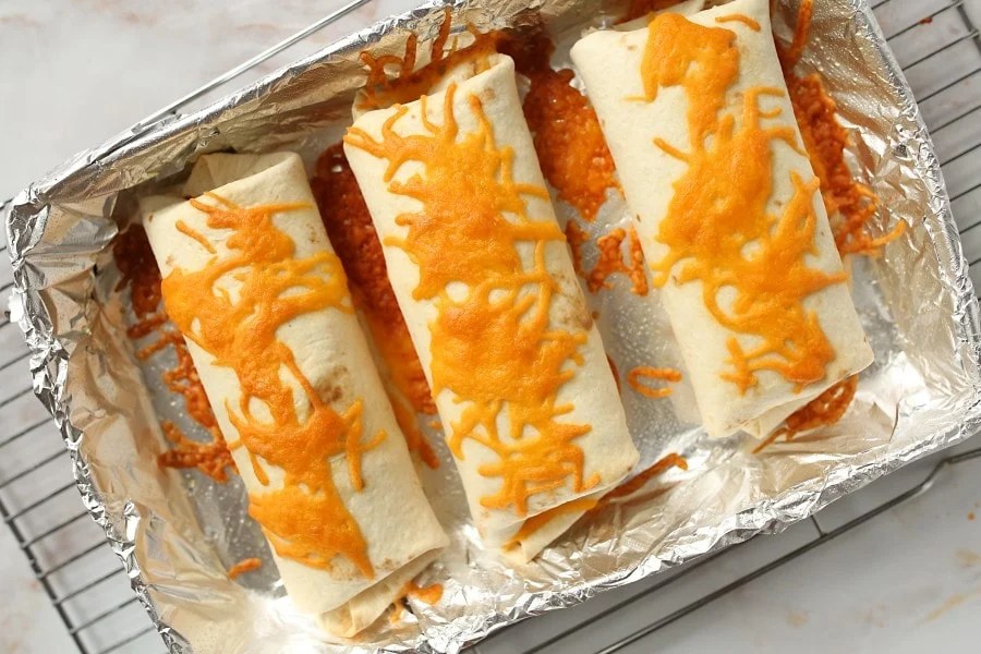 Pork and Bean Burritos Kitchen Divas