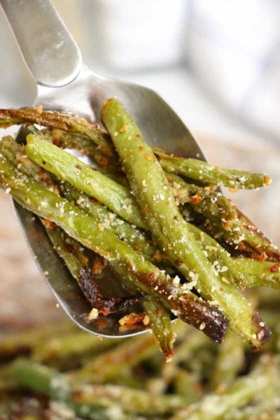 Air Fryer Parmesan Green Beans Kitchen Divas