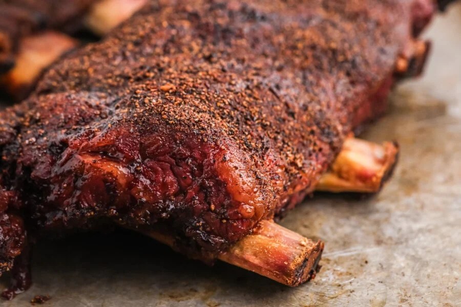 Smoked Beef Ribs with Texas Style Rub Kitchen Divas