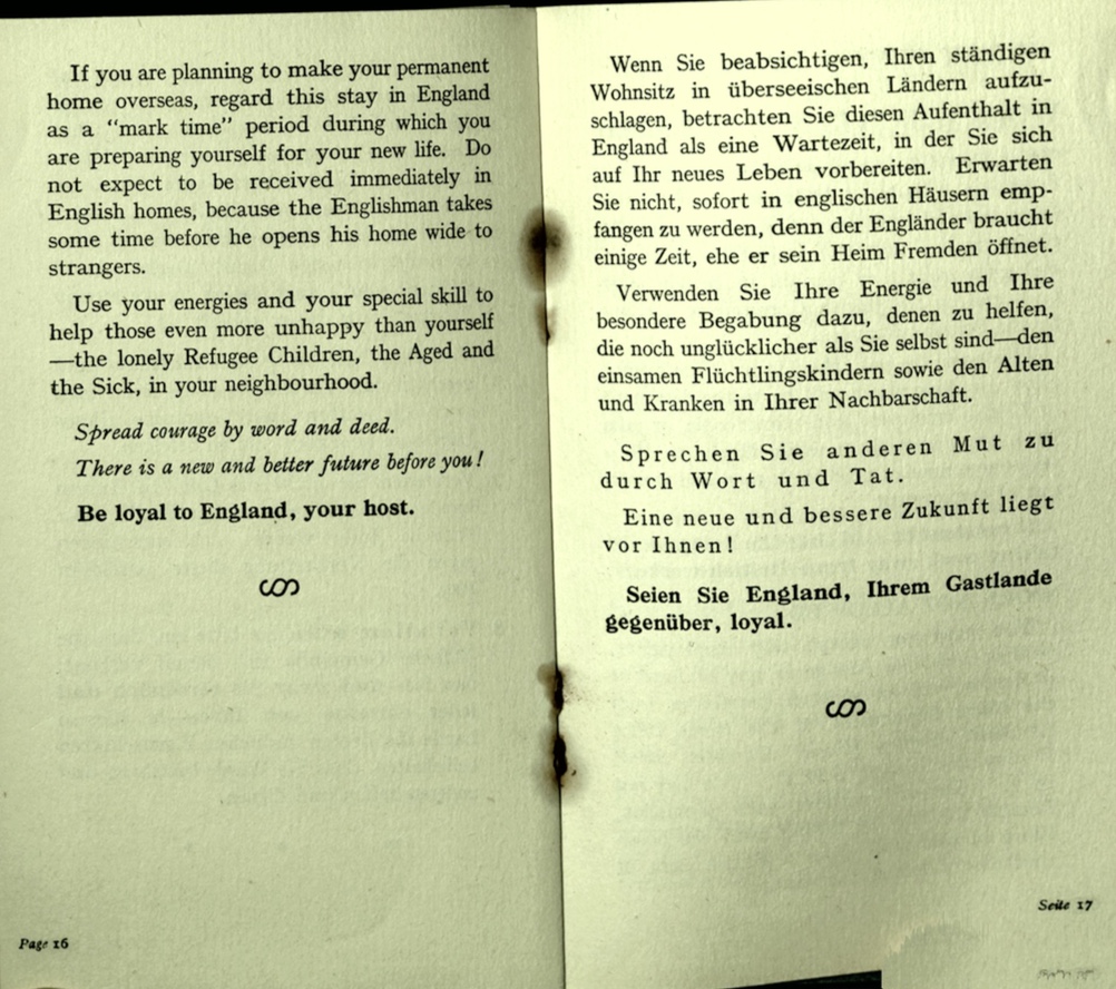 Friendly Guidance for Refugees Kitchener Camp