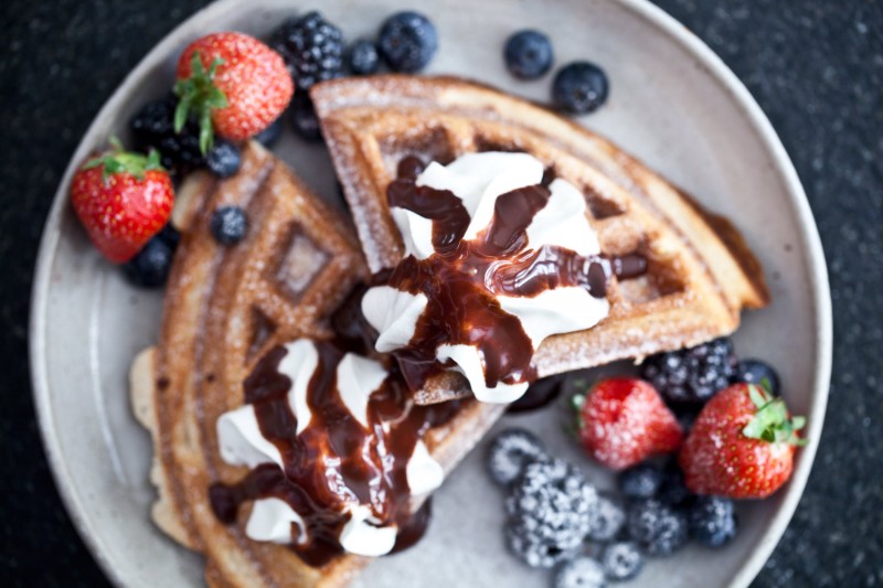 Vafle či lívanečky z espumy