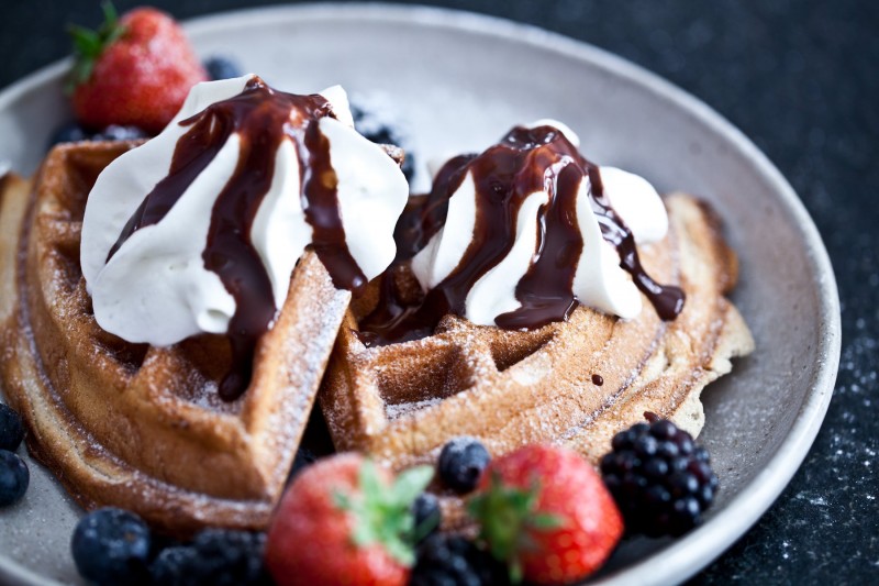 Vafle či lívanečky z espumy