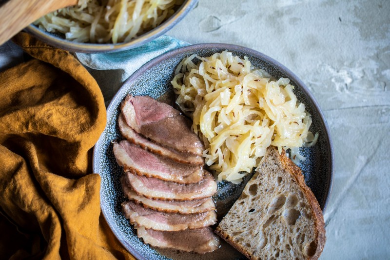 Kedlubnové zelí na cideru